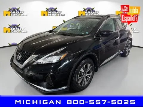 Black 2020 Nissan Murano SV for sale in Michigan Center, MI