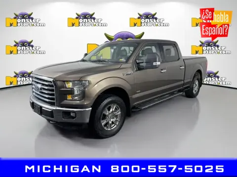 Silver 2016 Ford F-150 XLT for sale in Michigan Center, MI