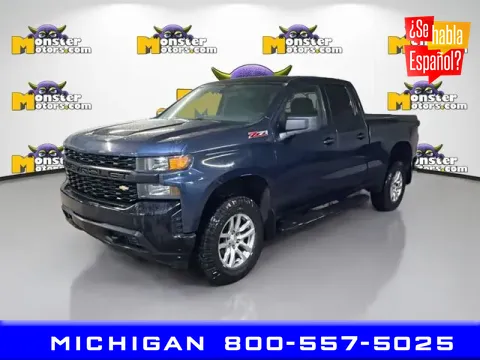 Blue 2022 Chevrolet Silverado 1500 LTD Work Truck for sale in Michigan Center, MI