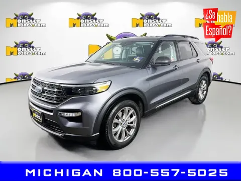 Gray 2022 Ford Explorer XLT for sale in Michigan Center, MI