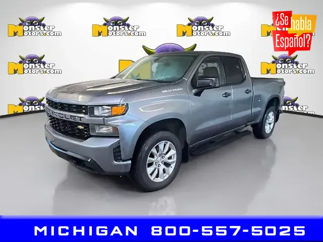 Blue 2019 Chevrolet Silverado 1500 Custom for sale in Michigan Center, MI