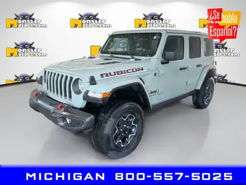 Gray 2023 Jeep Wrangler Rubicon for sale in Michigan Center, MI