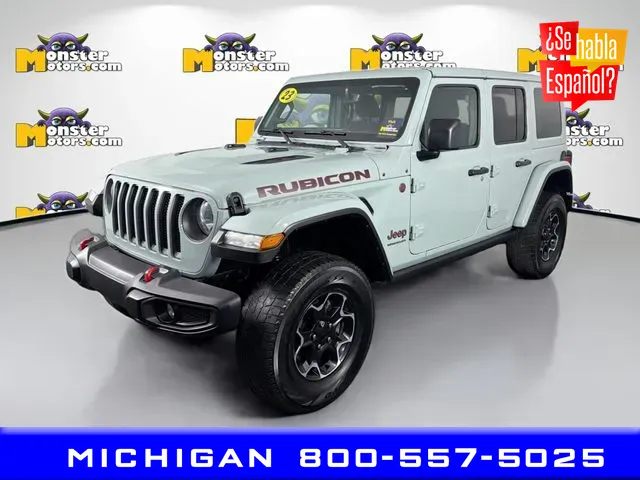 Gray 2023 Jeep Wrangler Rubicon for sale in Michigan Center, MI