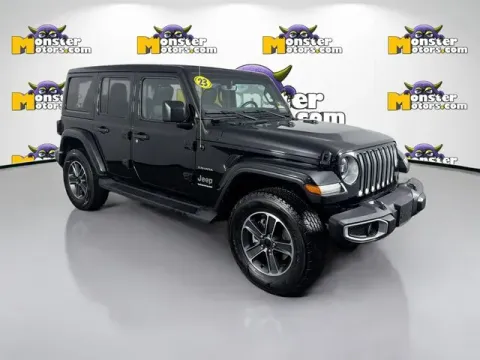 Another view of 2023 Jeep Wrangler Sahara for sale in Michigan Center, MI at Monster Motors - Jackson, MI