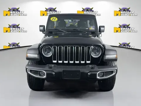 Photos of 2023 Jeep Wrangler Sahara for sale in Michigan Center, MI at Monster Motors - Jackson, MI