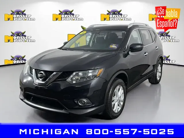 Black 2016 Nissan Rogue for sale in Michigan Center, MI