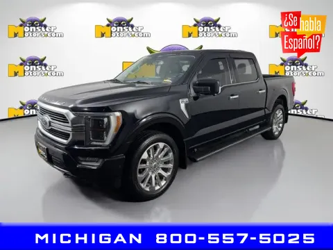Black 2021 Ford F-150 Limited for sale in Michigan Center, MI