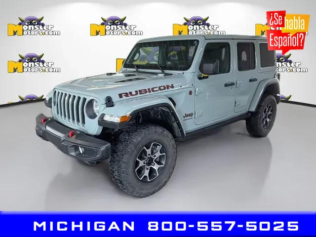 Gray 2023 Jeep Wrangler Rubicon for sale in Michigan Center, MI