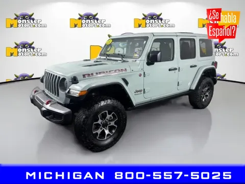 Gray 2023 Jeep Wrangler Rubicon for sale in Michigan Center, MI