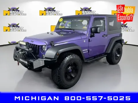Purple 2017 Jeep Wrangler Sport for sale in Michigan Center, MI