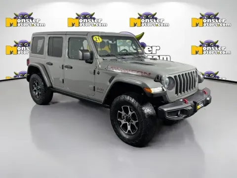 Another view of 2021 Jeep Wrangler Unlimited Rubicon for sale in Michigan Center, MI at Monster Motors - Jackson, MI