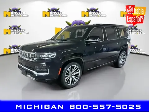 Black 2022 Jeep Grand Wagoneer Series III for sale in Michigan Center, MI