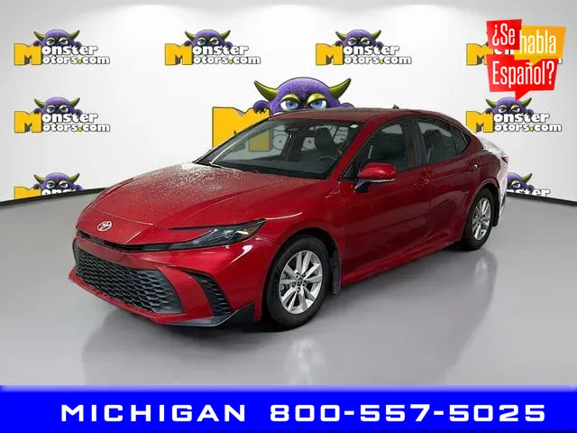 Red 2025 Toyota Camry SE for sale in Michigan Center, MI