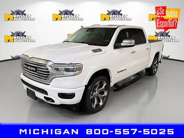 White 2021 Ram 1500 Laramie Longhorn for sale in Michigan Center, MI