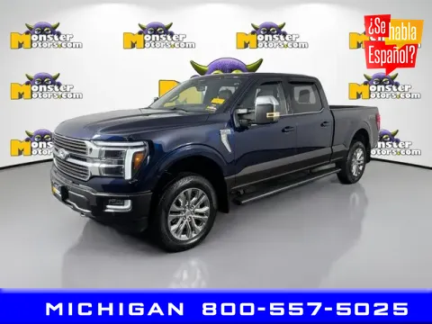 Blue 2024 Ford F-150 King Ranch for sale in Michigan Center, MI