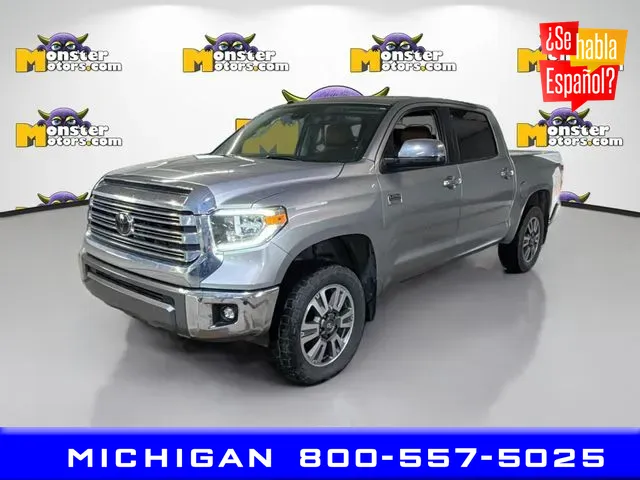 Silver 2018 Toyota Tundra Platinum for sale in Michigan Center, MI