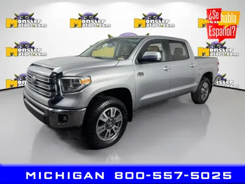 Silver 2018 Toyota Tundra Platinum for sale in Michigan Center, MI