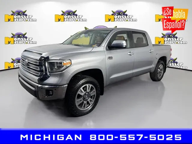Silver 2018 Toyota Tundra Platinum for sale in Michigan Center, MI