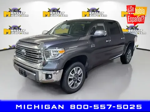 Red 2018 Toyota Tundra Platinum for sale in Michigan Center, MI