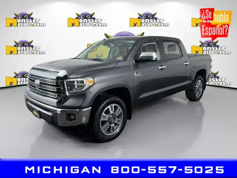Gray 2018 Toyota Tundra Platinum for sale in Michigan Center, MI