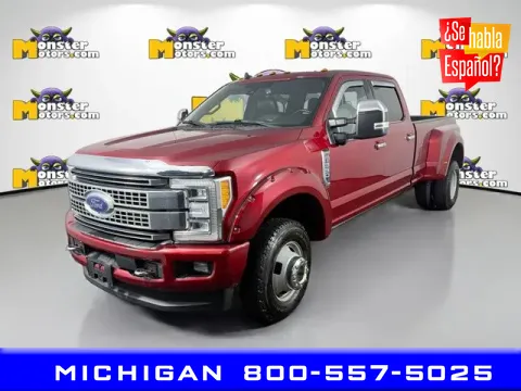 Blue 2019 Ford F-350SD Platinum for sale in Michigan Center, MI