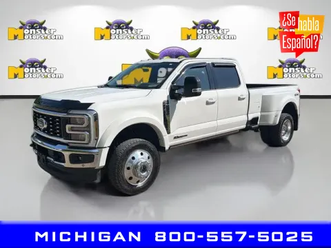 Gray 2025 Ford F-450SD Lariat for sale in Michigan Center, MI