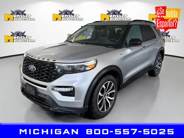 Gray 2024 Ford Explorer ST-Line for sale in Michigan Center, MI