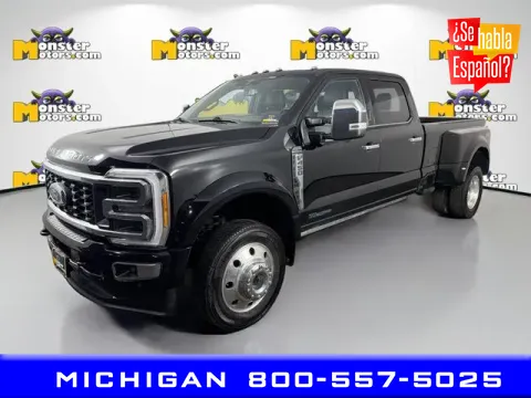 Black 2023 Ford F-450SD Platinum for sale in Michigan Center, MI
