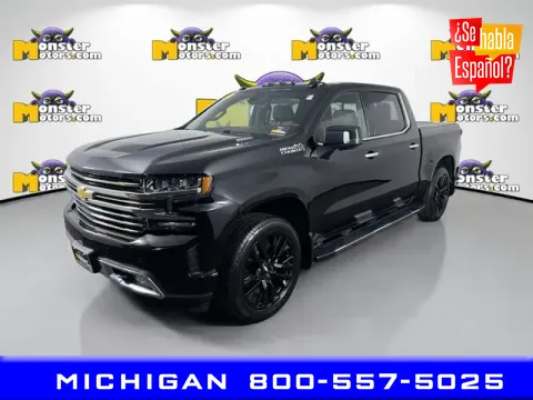 Black 2020 Chevrolet Silverado 1500 High Country for sale in Michigan Center, MI