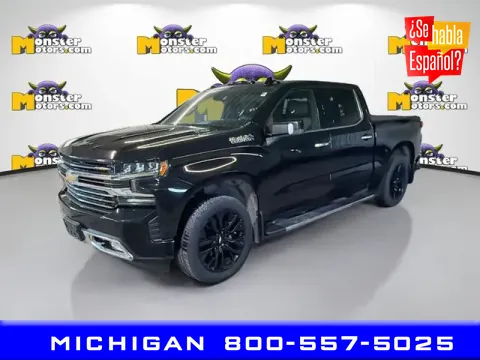 Black 2020 Chevrolet Silverado 1500 High Country for sale in Michigan Center, MI