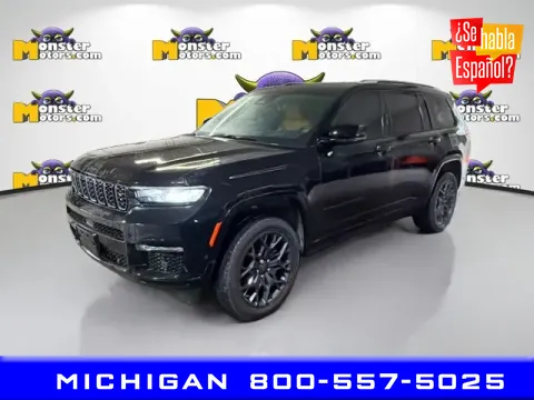 Black 2023 Jeep Grand Cherokee L Summit for sale in Michigan Center, MI