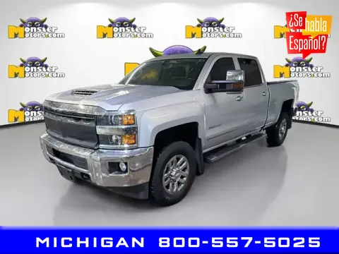 Silver 2019 Chevrolet Silverado 2500HD LTZ for sale in Michigan Center, MI
