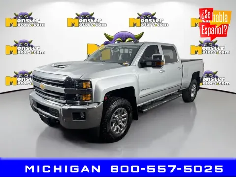 Silver 2019 Chevrolet Silverado 2500HD LTZ for sale in Michigan Center, MI