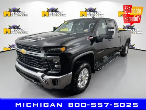Black 2024 Chevrolet Silverado 2500HD LT for sale in Michigan Center, MI