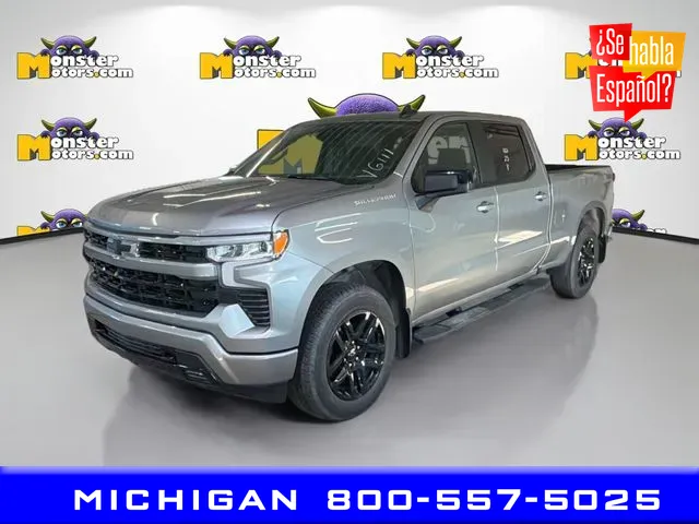 Gray 2025 Chevrolet Silverado 1500 RST for sale in Michigan Center, MI