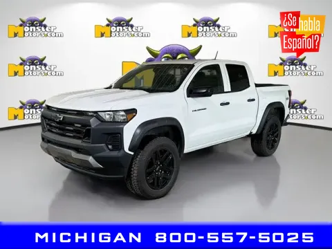 White 2024 Chevrolet Colorado Trail Boss for sale in Michigan Center, MI