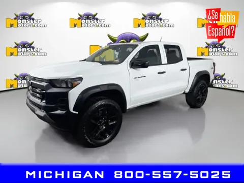 White 2024 Chevrolet Colorado Trail Boss for sale in Michigan Center, MI