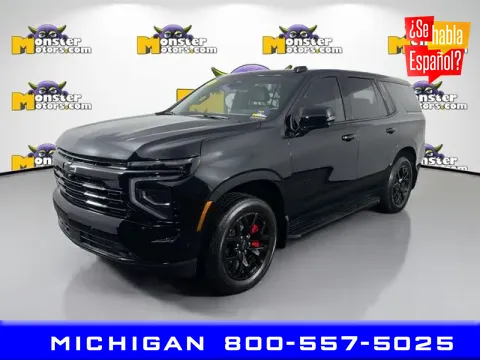 Black 2025 Chevrolet Tahoe RST for sale in Michigan Center, MI
