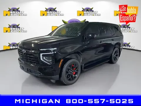 Black 2025 Chevrolet Tahoe RST for sale in Michigan Center, MI