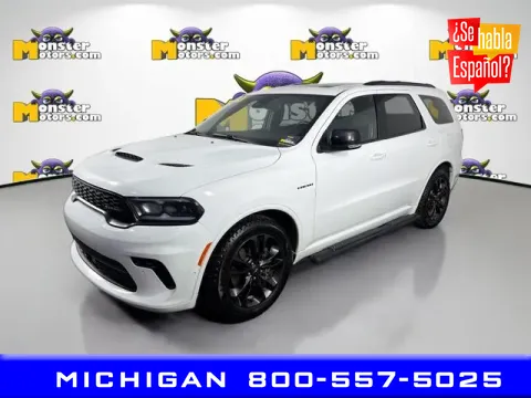 White 2024 Dodge Durango R/T Plus for sale in Michigan Center, MI
