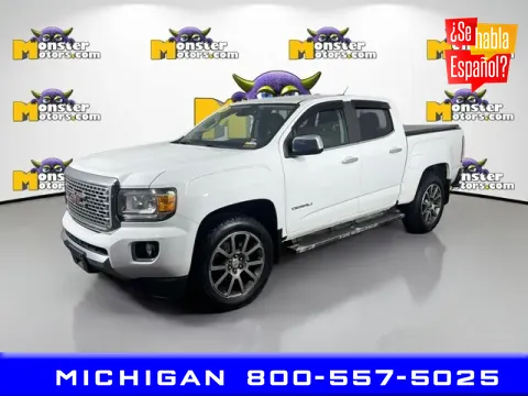 White 2018 GMC Canyon Denali for sale in Michigan Center, MI