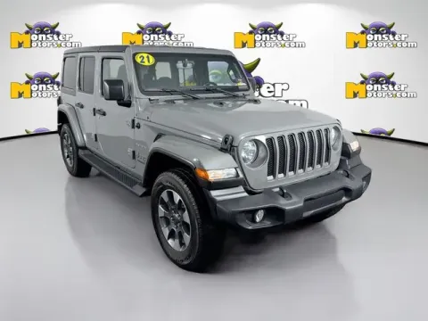 Another view of 2021 Jeep Wrangler Unlimited Sahara for sale in Michigan Center, MI at Monster Motors - Jackson, MI