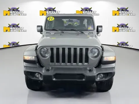 Photos of 2021 Jeep Wrangler Unlimited Sahara for sale in Michigan Center, MI at Monster Motors - Jackson, MI