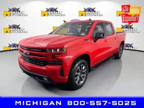 Red 2021 Chevrolet Silverado 1500 RST for sale in Michigan Center, MI