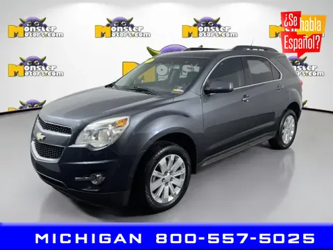 Blue 2011 Chevrolet Equinox LT for sale in Michigan Center, MI