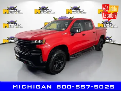 Blue 2019 Chevrolet Silverado 1500 LT Trail Boss for sale in Michigan Center, MI