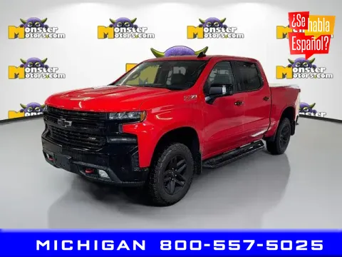 Blue 2019 Chevrolet Silverado 1500 LT Trail Boss for sale in Michigan Center, MI