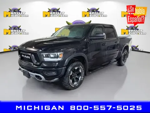 Black 2019 Ram 1500 Rebel for sale in Michigan Center, MI