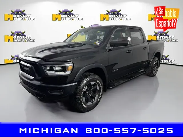 Black 2019 Ram 1500 Rebel for sale in Michigan Center, MI