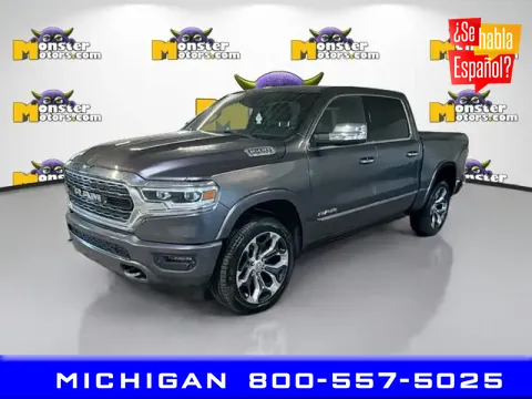 Gray 2022 Ram 1500 Limited for sale in Michigan Center, MI